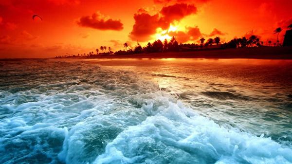 Ocean Sunset - Medium Version