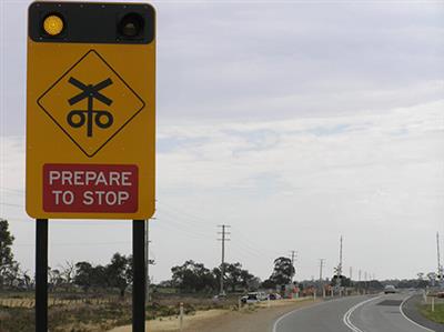 Advanced Warning Sign Kerang small