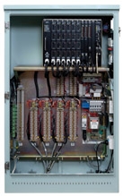 ATSC4 Controller connected to UPS Battery Cabinet for Larger Intersections up to 24 Groups