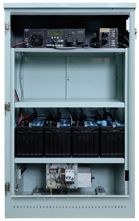 For larger intersections this is the second cabinet with UPS Charger and Batteries