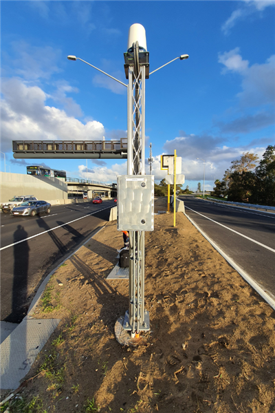 Navtech Radar SVD installed on the Kwinana Freeway